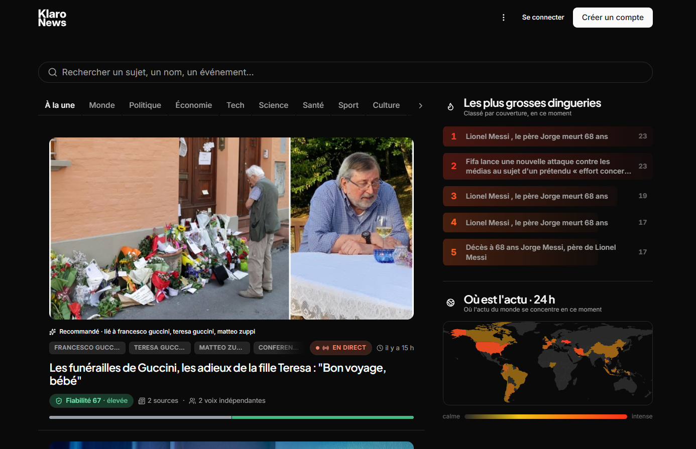 Fil d'actualités